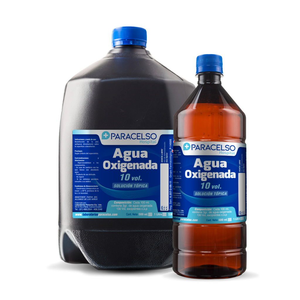 agua oxigenada 10 vol