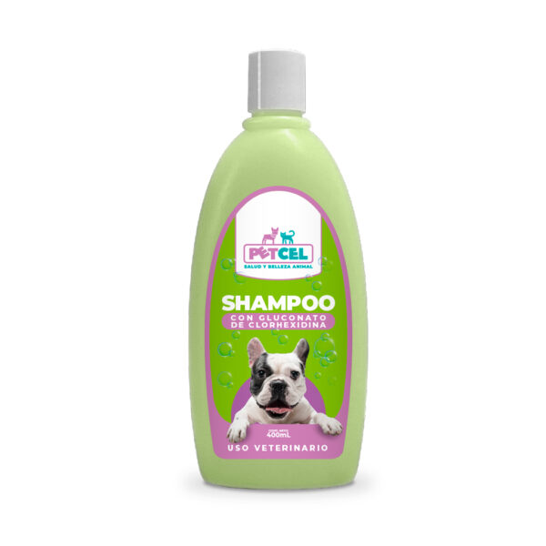 PET CEL Shampoo con Gluconato de Clorhexidina